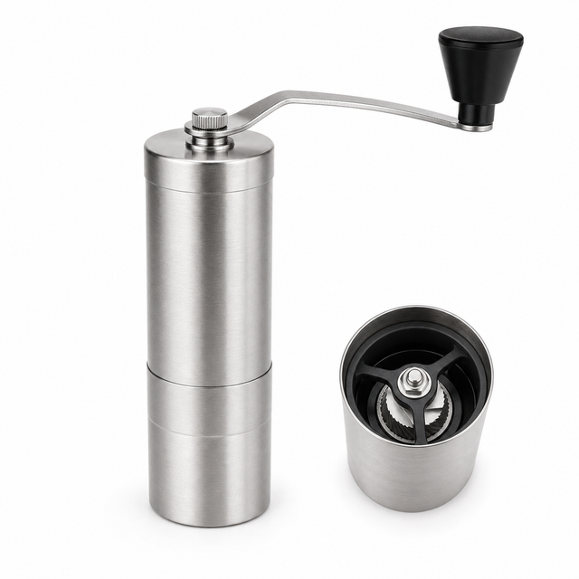 Portable Hand Coffee Grinder with Ceramic Burr